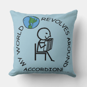 Cojín Decorativo Acordeón - El mundo se repite