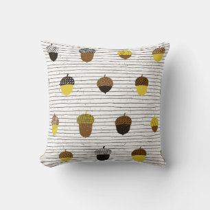 Cojín Decorativo Acorns de otoño: Vibes de época