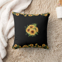 Acrílico de girasol – Gráfico floral