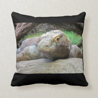 Cojín Decorativo Actitud del drama del dragón de Komodo