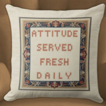 Actitud Servida Fresca Diaria Funny Faux Embroider