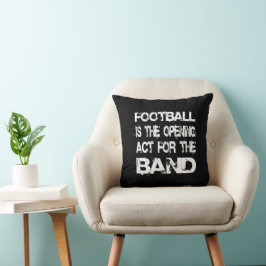 Cojín Decorativo Acto de Apertura de Fútbol Divertido para la Banda
