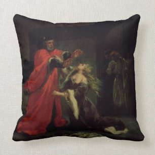 Cojín Decorativo Acto I, escena 3: Desdemona que se arrodilla en su