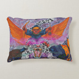 Cojín Decorativo Acuarela acuarela Fantasy Ilustracion Mundo