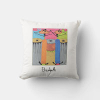Acuarela, arte africano, colores de alegría
