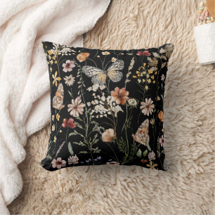 Cojín Decorativo Acuarela Boho Floral