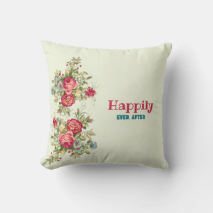 Cojín decorativo acuarela Bouquet Floral