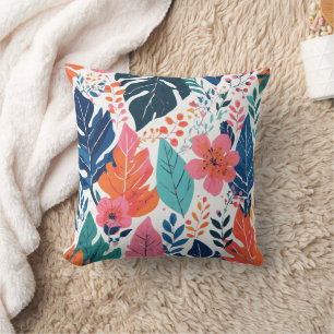 Cojín Decorativo acuarela de estilo retro