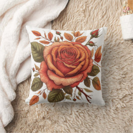 Cojín Decorativo acuarela de flor