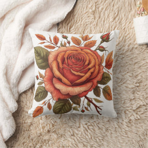 Cojín Decorativo acuarela de flor