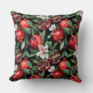 Cojín Decorativo acuarela esboza un patrón detallado y elegante de