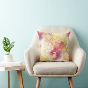 Cojín Decorativo Acuarela India Mandala - Patrón sin foco 1