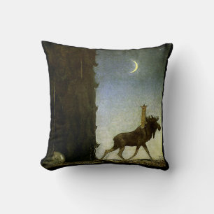 Cojín Decorativo Acuarela “Leap the Elk” de John Bauer