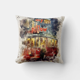 Cojín Decorativo Acuarela Monogramada Texturada Pillow