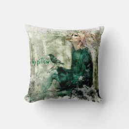 Cojín Decorativo Acuarela Monogramada Texturada Pillow