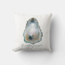 Cojín Decorativo Acuarela Ostra