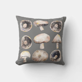 Cojín Decorativo Acuarela para hongos