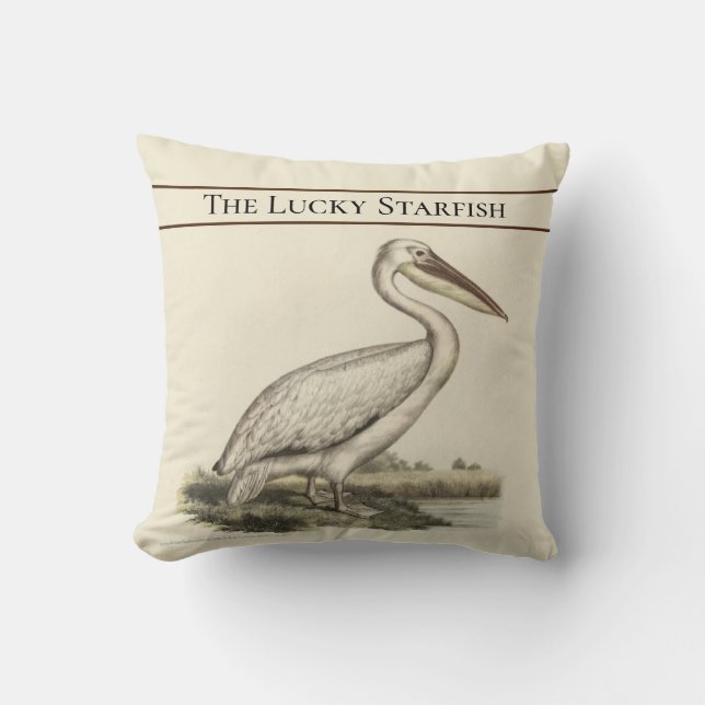 Cojín Decorativo Acuarela Pelícola Náutica Personalizada (Anverso)