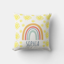 Acuarela Personalizada Caprichosa Boho Arcoíris y
