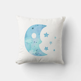 Cojín Decorativo Acuarela Te Amo Hasta la Luna y de Regreso