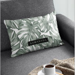Cojín Decorativo Acuarela Tropical Oasis Moderno Patrón de hojas<br><div class="desc">Presentamos nuestra colección de patrones de acuarela tropical de Oasis moderno, ahora disponible en Zazzle! Sumérjase en la vibrante belleza de la naturaleza con estos impresionantes productos con un toque contemporáneo en el follaje tropical.Elija entre una amplia gama de productos para satisfacer sus necesidades y estilo personal. Ya sea que...</div>