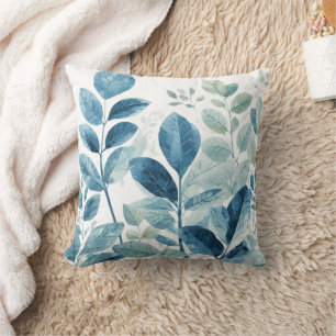 Cojín Decorativo Acuarela verde