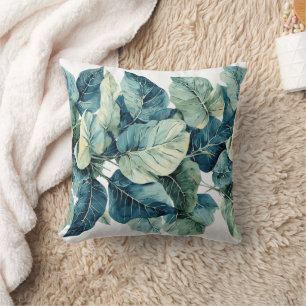 Cojín Decorativo Acuarela verde