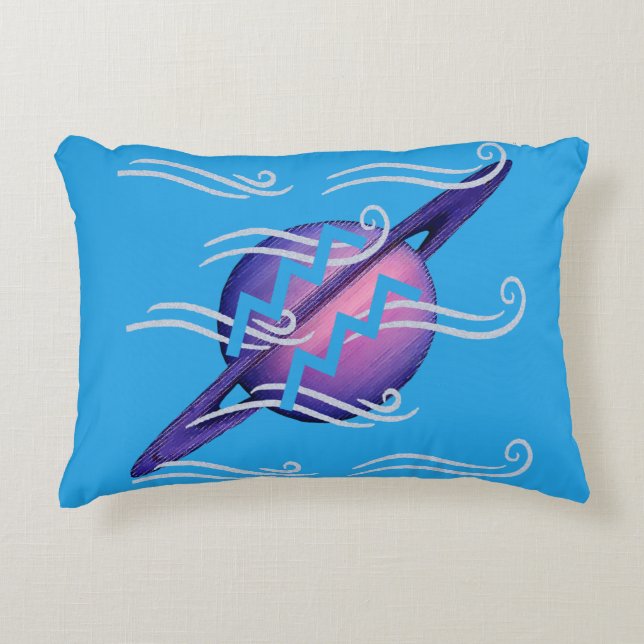 Cojín Decorativo Acuario (Anverso)