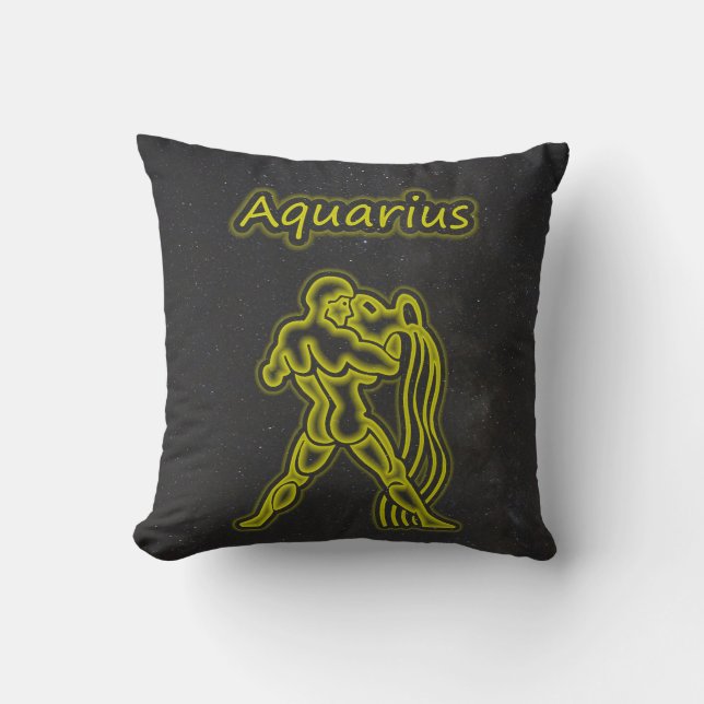 Cojín Decorativo Acuario brillante (Anverso)