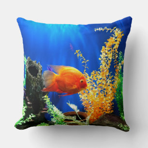 Cojín Decorativo Acuario de tanques de peces