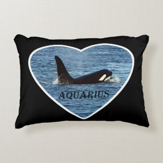 Cojín Decorativo Acuario personalizable de la Costa Oeste Orca Ball