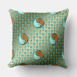 Cojín Decorativo Acuario y Rata de Madera