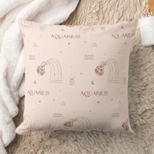 Cojín Decorativo Acuario Zodíaco - Portador de Agua Celestial (2)