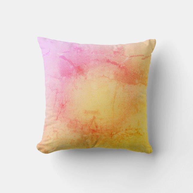 Cojín decorativo acuático Pastel Sunset (Anverso)