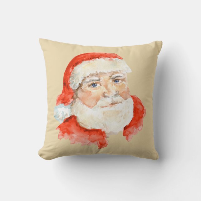 Cojín decorativo acuático Santa Claus (Anverso)