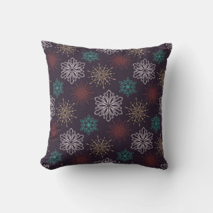 Cojín Decorativo AD 006 - Patrón gráfico digital de Navidad