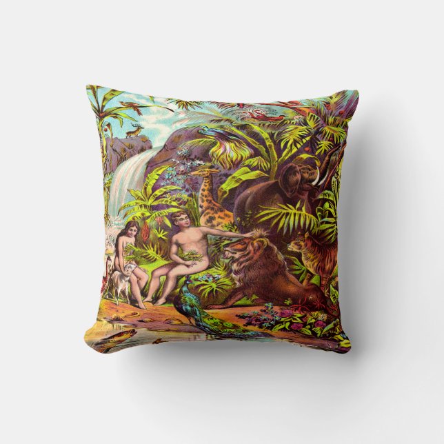 Cojín Decorativo Adam y Eve Pillow (Anverso)