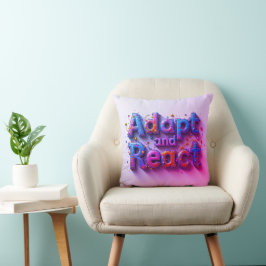 Cojín Decorativo Adaptarse y reaccionar