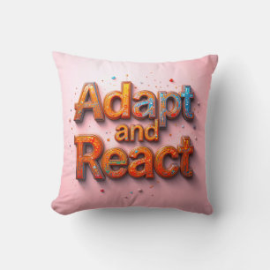Cojín Decorativo Adaptarse y reaccionar