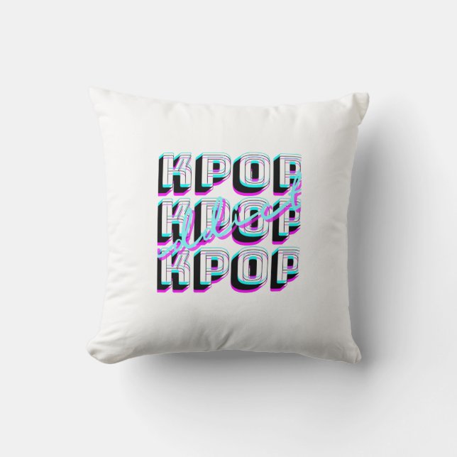 Cojín Decorativo Adicto K-pop (Anverso)