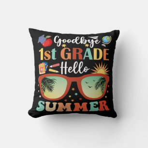Cojín Decorativo Adiós 1º grado Hola verano