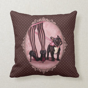 Cojín Decorativo Adjunta a mi Bulldog Francés