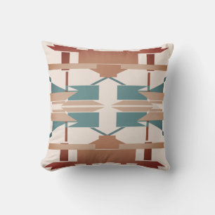 Cojín Decorativo Adobe Rust Verde azulado Beige Desert Southwest Lo