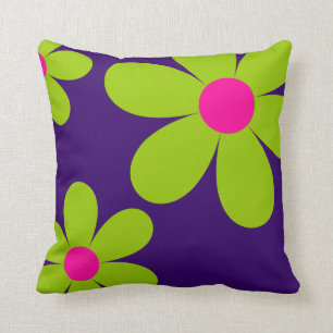 Cojín decorativo adolescente de la margarita lind