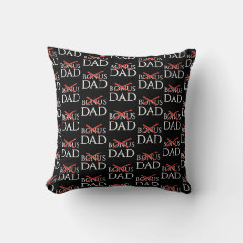 Cojín Decorativo Adopción Padrastro PAPÁ BONUS Día del Padre