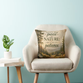 Cojín Decorativo Adopta el ritmo de la naturaleza Rústico Nueva Ing