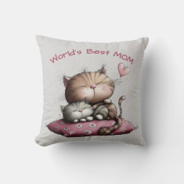 Cojín Decorativo Adorable Cats Throw Pillow
