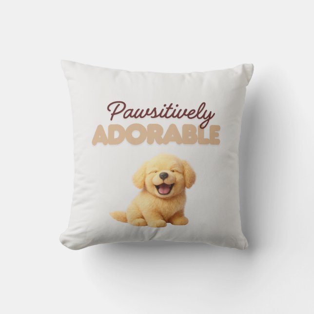 Cojín Decorativo Adorable de verdad  (Anverso)