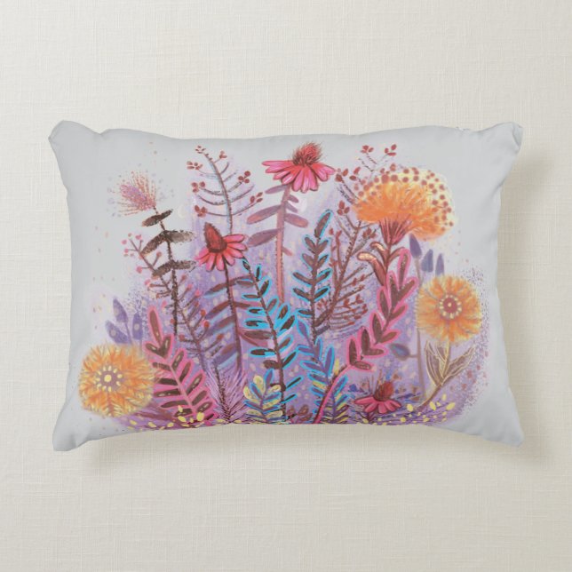 Cojín Decorativo adorable floral (Anverso)