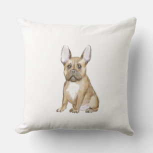 Cojín Decorativo Adorable french bulldog puppy